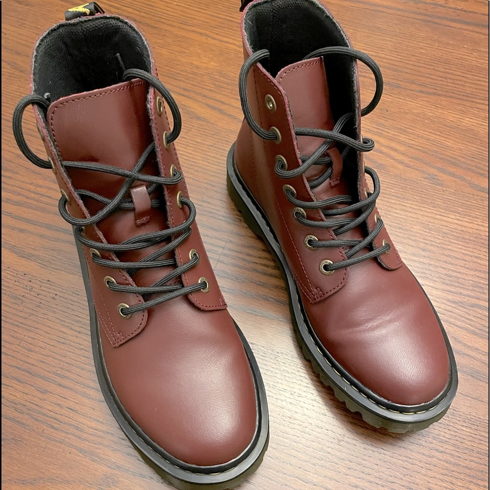 Dr Martens luana cherry red/ burgundy size 10
